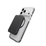 PURO iPhone 17 Pro Hybrid Bagside Cover - MagSafe Kompatibel - Gennemsigtig / Sort
