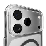 PURO iPhone 17 Pro Max Hybrid Bagside Cover - MagSafe Kompatibel - Gennemsigtig / Grå