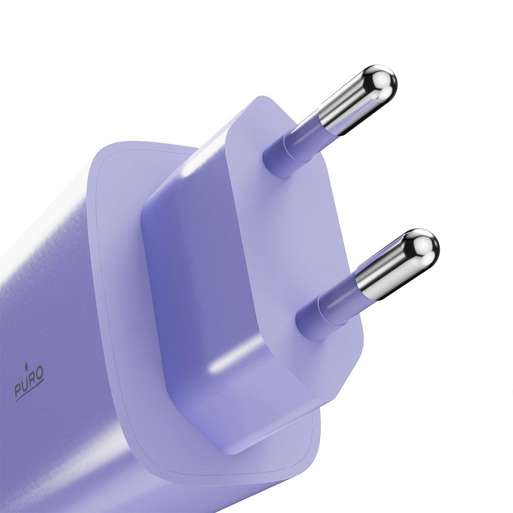 Puro Pro Lite Vægoplader - 30W - 1 x USB-C - PD - Lilla