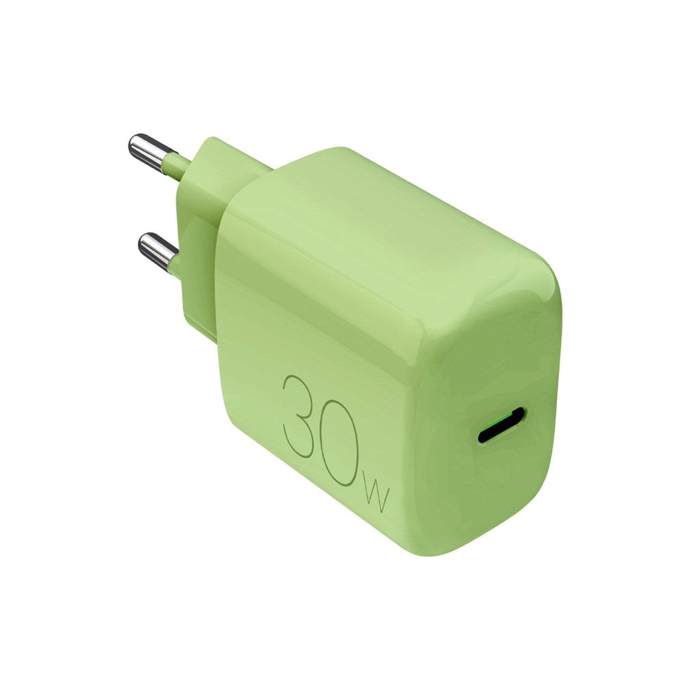 Puro Pro Lite Vægoplader - 30W - 1 x USB-C - PD - Grøn