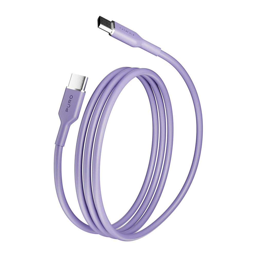 Puro ICON Kabel - USB-C til USB-C - 25W - 1.5m - Lilla