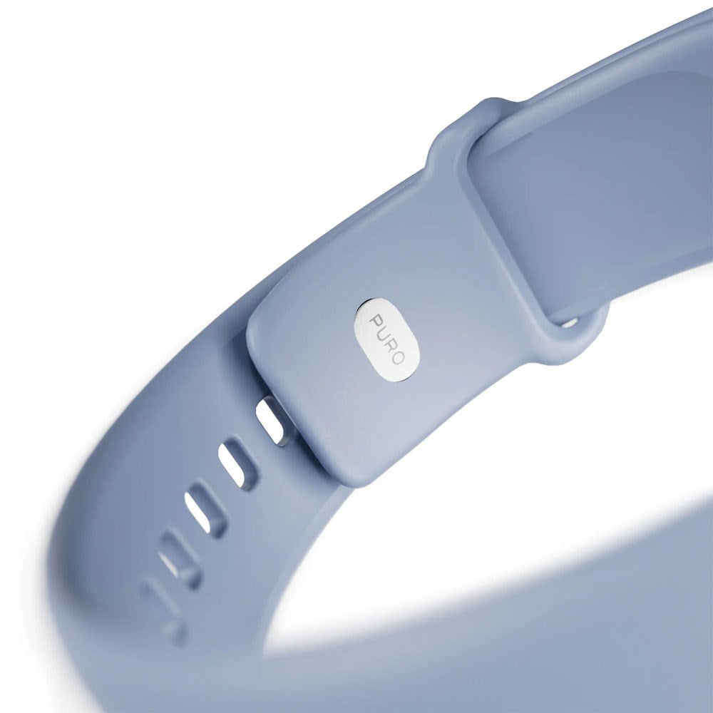 Apple Watch (38/40/SE/41/42mm) Puro ICON Silicone Rem - Ice Blue
