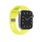 Apple Watch (38/40/SE/41/42mm) Puro GLOW Silicone Rem - Yellow