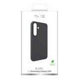 PURO Samsung Galaxy S26 ICON Silikone Bagside Cover - Sort