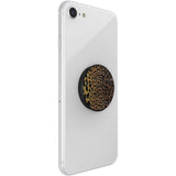 POPSOCKETS PopGrip Original Embossed Metal Leopard Aftageligt Greb m. Standerfunktion