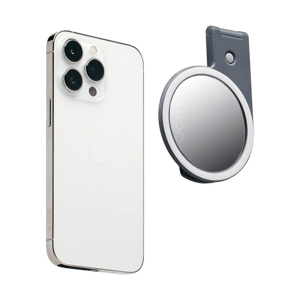 Joby Beamo MagSafe LED-ringlys for smarttelefon - MagSafe-kompatibel - Grå