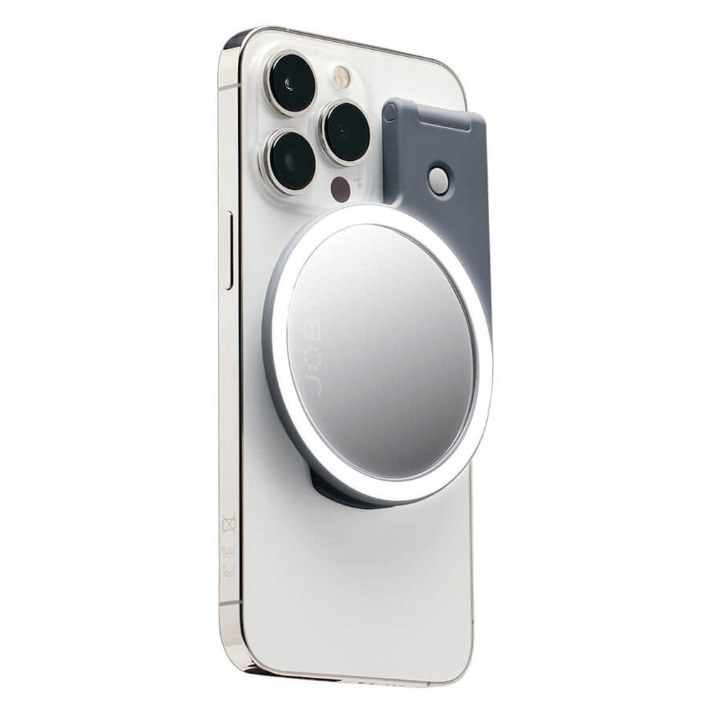 Joby Beamo MagSafe LED-ringlys for smarttelefon - MagSafe-kompatibel - Grå