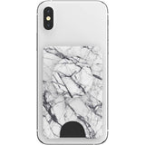 POPSOCKETS PopWallet Dove White Marble MagSafe Kortholder - Stander & Greb
