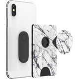 POPSOCKETS PopWallet Dove White Marble MagSafe Kortholder - Stander & Greb