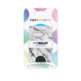 POPSOCKETS PopWallet Dove White Marble MagSafe Kortholder - Stander & Greb
