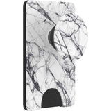 POPSOCKETS PopWallet Dove White Marble MagSafe Kortholder - Stander & Greb