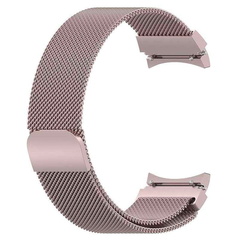Samsung Galaxy Watch 4 / 4 Classic Puro Milanese Metal Urrem - Rustfrit Stål - Rose