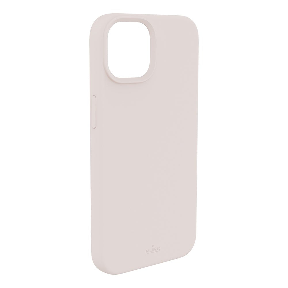 iPhone 14 / 13 Puro Icon Mag Silikone Bagside Cover - MagSafe Cover - Lyserød