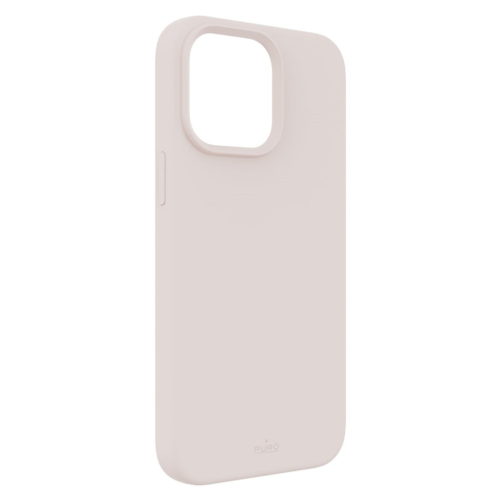 iPhone 14 Pro Puro Icon Mag Silikon Bakdeksel - MagSafe Deksel - Rosa