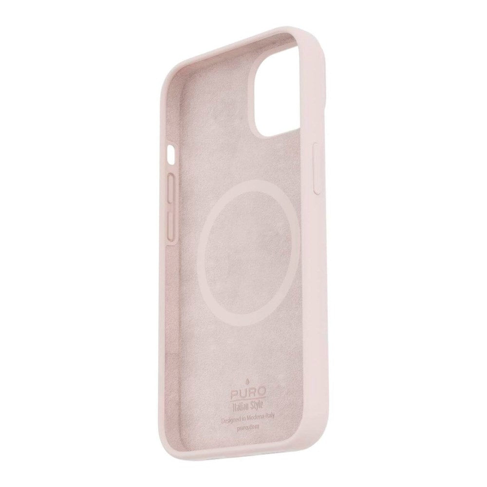 PURO iPhone 14 Pro Max Silikone Cover - MagSafe Kompatibel - Lyserød