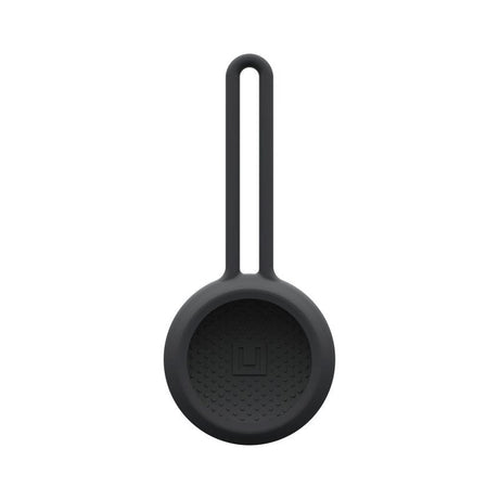 AirTag UAG [U] Dot Series Loop Silikondeksel m. Stropp - Svart