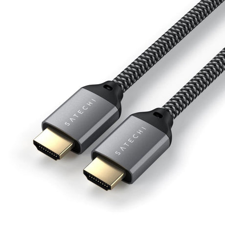 Satechi 8K Ultra High Speed ​​​​HDMI til HDMI 2m - Grå / Svart
