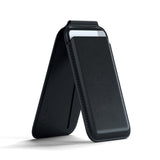 Satechi Magnetic Vegan Leather Card Holder m. Ståfunksjon - MagSafe-kompatibel - Svart