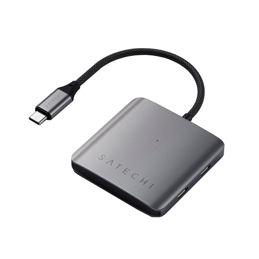 Satechi USB-C Multi Hub - 4 x USB-C - Grå