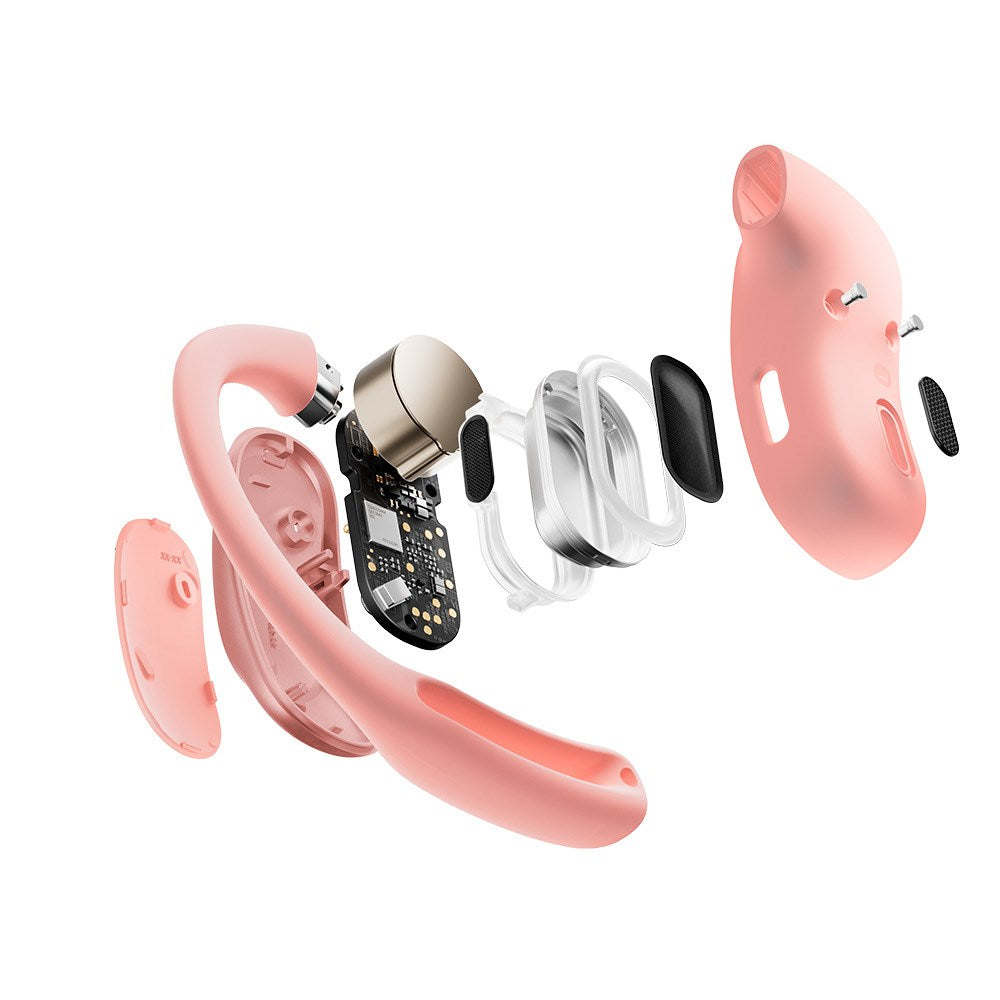 Shokz OpenFit Air True trådløse øretelefoner - rosa