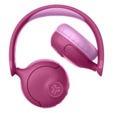 JLab JBuddies Pop 2-i-1 Trådløse On-Ear Børnehøretelefoner - Lyserød