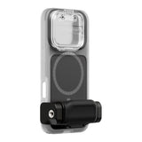 iPhone 16 Pro PolarPro LiteChaser 16 Base Bagside Cover - MagSafe Kompatibel - Gennemsigtig / Sort