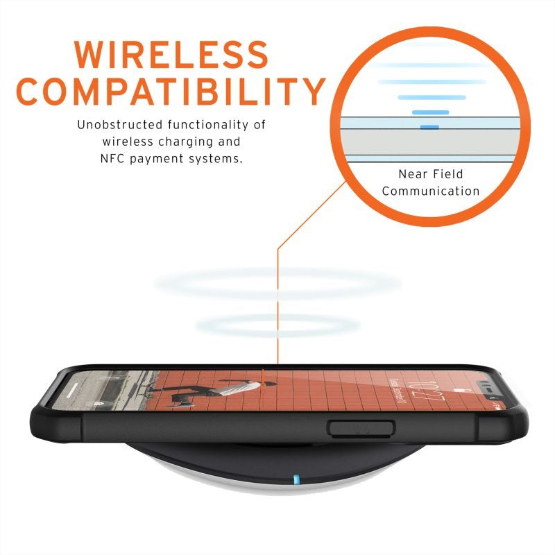 iPhone 12 Pro Max UAG METROPOLIS LT Series imitert lærveske - svart