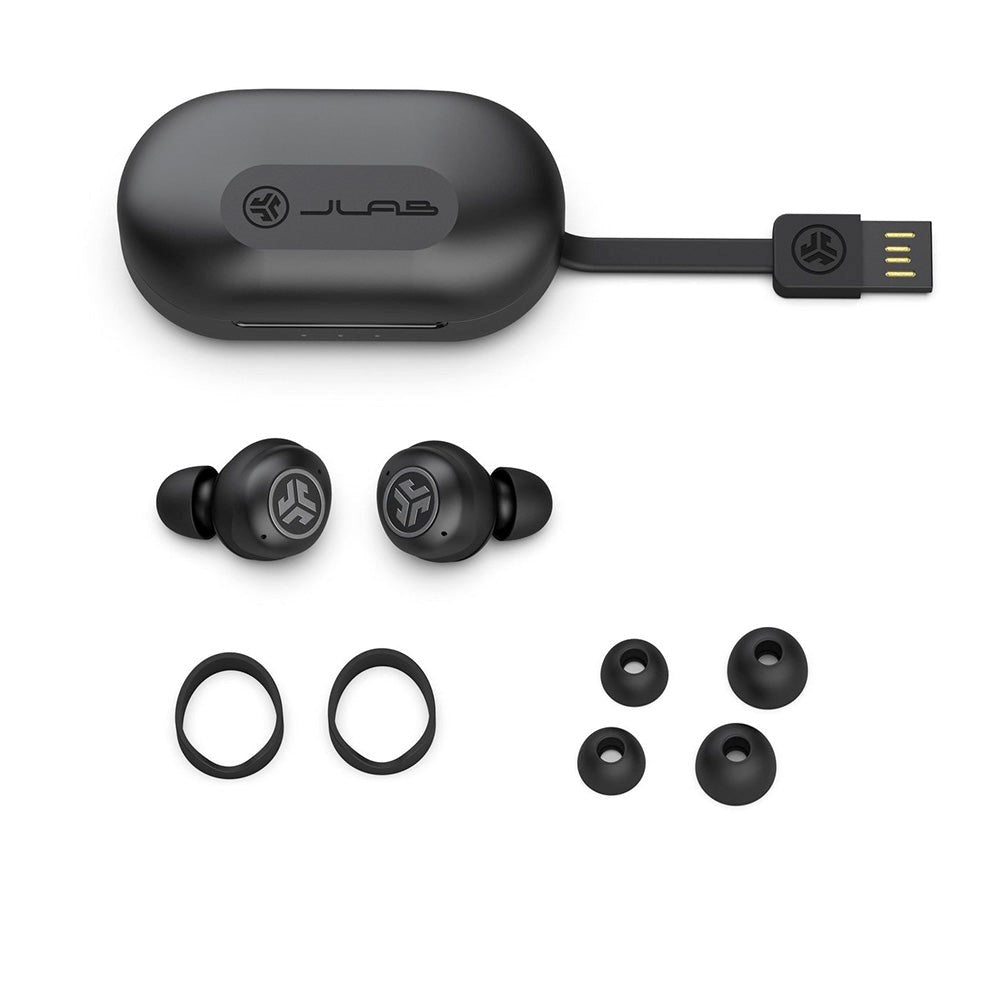 JLab JBuds Air Pro True Wireless In-Ear-hodetelefoner - Svart