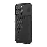 Spello iPhone 15 Pro Slitesterk magnetisk deksel m. Cam Slider - MagSafe-kompatibel - Svart