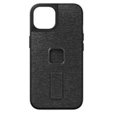 Peak Design iPhone 14 Stoffdeksel m. SlimLink-brakett og fingerløkke - MagSafe-kompatibel - Kull