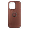 Peak Design iPhone 15 Pro Stoffdeksel V2 w. SlimLink-brakett - MagSafe-kompatibel - Redwood