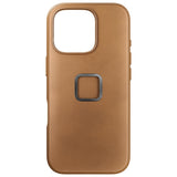 Peak Design iPhone 16 Pro skinndeksel m. SlimLink-brakett - MagSafe-kompatibel - Tan