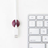 Bluelounge CableDrop Mini Kabelholder m. 9 stk. Blå
