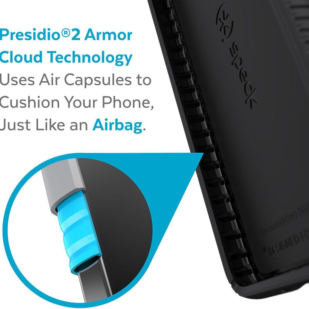 Samsung Galaxy S22+ (Plus) Speck Presidio2 Grip Deksel - Antibakteriell - Svart