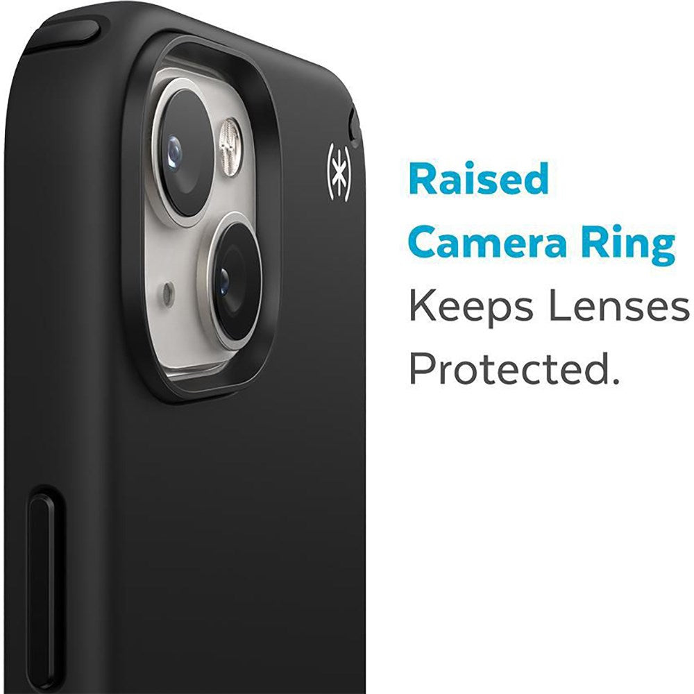 iPhone 14 Plus Speck Presidio2 Pro Bakdeksel - Soft Touch - Antibakteriell - MagSafe-kompatibel - Svart