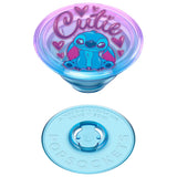 Lisensiert Cutie Stitch avtakbart grep m. Stativfunksjon - POPSOCKETS PopGrip