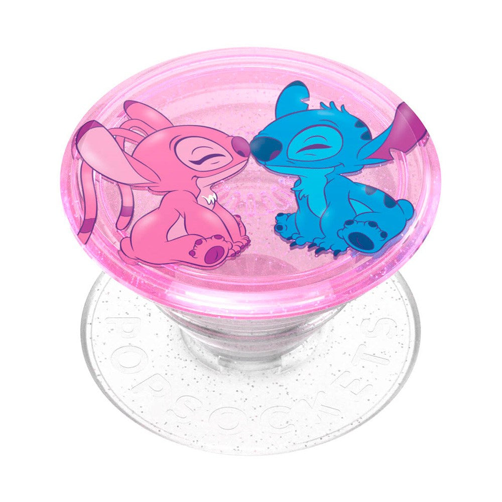 Lisensiert Angel &amp; Stitch Forever Removable Grip m. Stativfunksjon - POPSOCKETS PopGrip