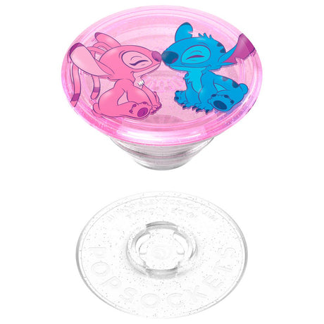 Lisensiert Angel &amp; Stitch Forever Removable Grip m. Stativfunksjon - POPSOCKETS PopGrip