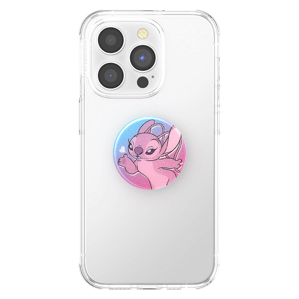 Lisensiert Angel Kisses Removable Grip m. Stativfunksjon - POPSOCKETS PopGrip