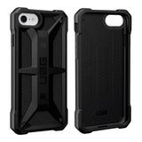 UAG MONARCH Series iPhone SE (2020 &amp; 2022) 8/7/6/S Bakdeksel - Svart