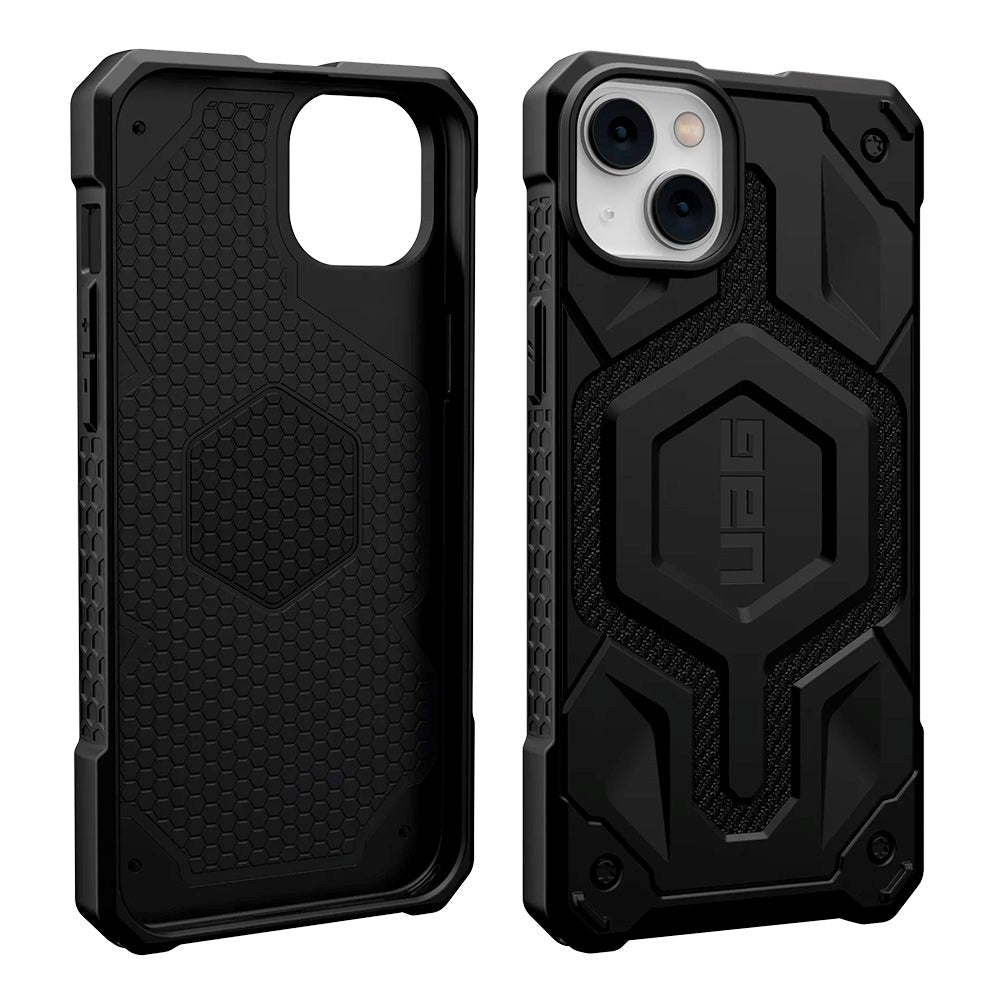 iPhone 14 Plus UAG MONARCH Pro Series Craftsman-deksel - MagSafe-kompatibel - Kevlar Black