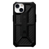 iPhone 14 / 13 UAG MONARCH Series Bagside Cover - Carbon-Fiber - Sort