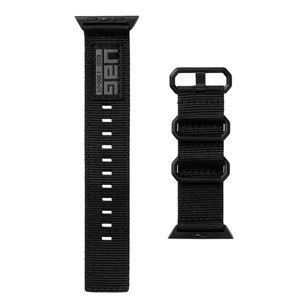 Apple Watch (42/44/SE/45/46/49 mm) UAG Nato-rem - svart