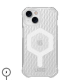 iPhone 14 / 13 UAG ESSENTIAL ARMOR Series Artisan-deksel - MagSafe-kompatibel - Frosted Ice - Gjennomsiktig