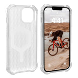 iPhone 14 / 13 UAG ESSENTIAL ARMOR Series Artisan-deksel - MagSafe-kompatibel - Frosted Ice - Gjennomsiktig