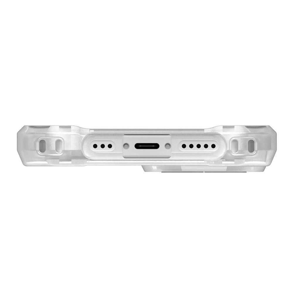 iPhone 14 / 13 UAG ESSENTIAL ARMOR Series Artisan-deksel - MagSafe-kompatibel - Frosted Ice - Gjennomsiktig