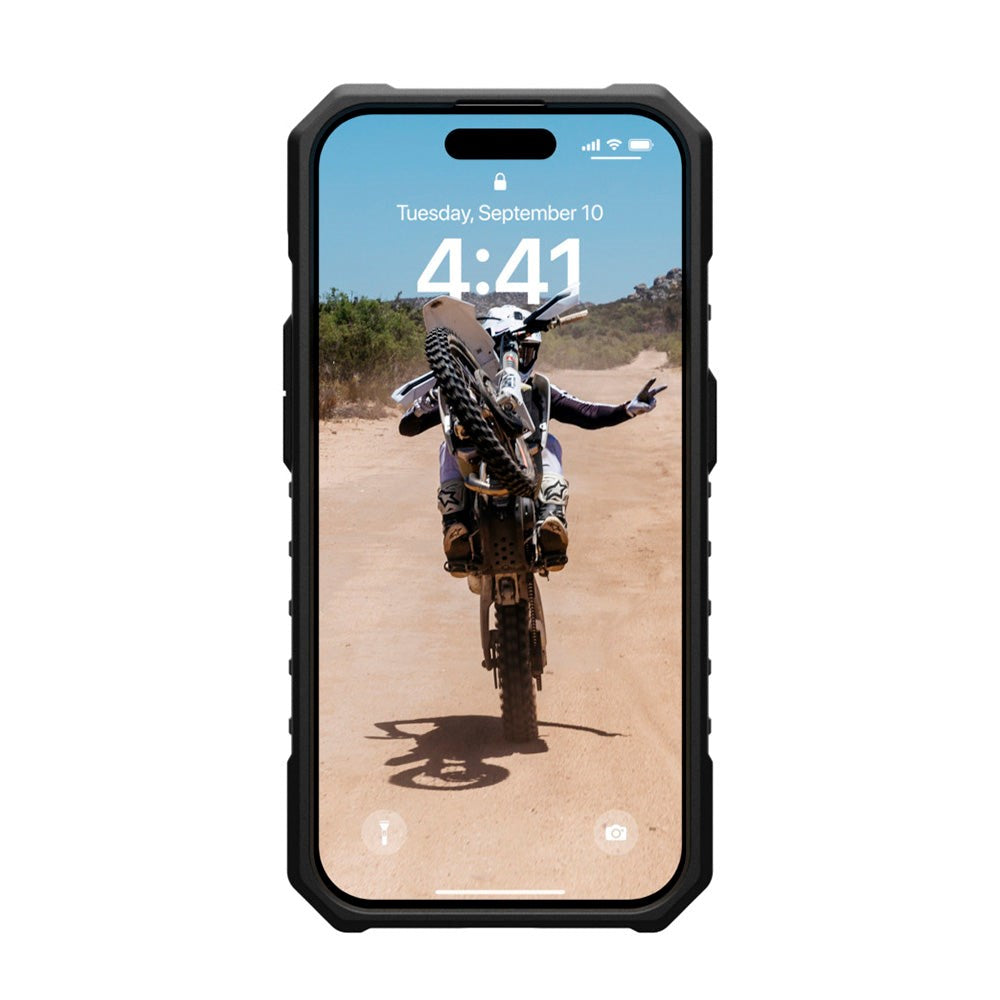 iPhone 15 Pro UAG PATHFINDER Series Bakdeksel - MagSafe-kompatibel - Oliven