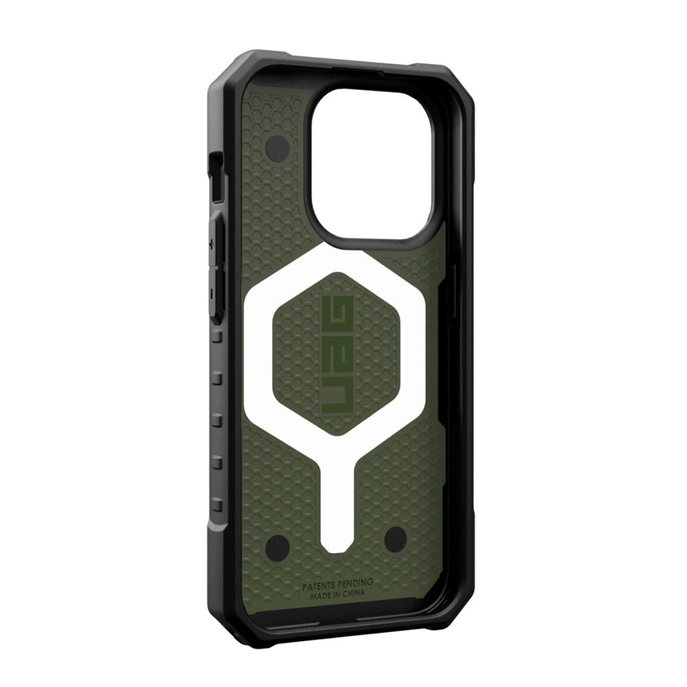 iPhone 15 Pro UAG PATHFINDER Series Bakdeksel - MagSafe-kompatibel - Oliven