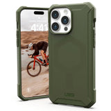 iPhone 15 Pro UAG ESSENTIAL ARMOR Series Bakdeksel - MagSafe-kompatibel - Oliven