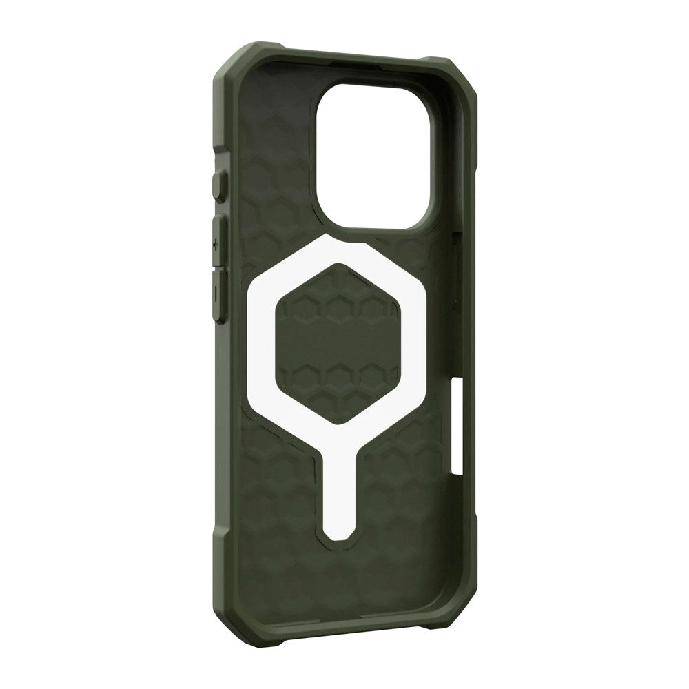 iPhone 16 Pro UAG ESSENTIAL ARMOR Series bakdeksel - MagSafe-kompatibel - Oliven trist